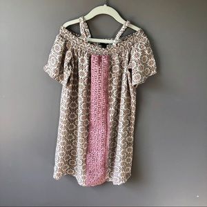 Target art class Cold Shoulder Summer Dress sz M